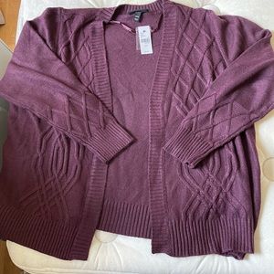 Pullover? Actually it’s a cardigan but thanks for noticing.